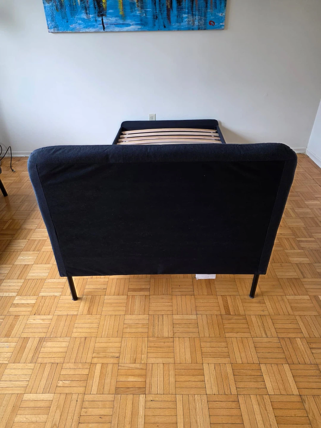IKEA SLATTUM Twin Upholstered Bed Frame - photo 4