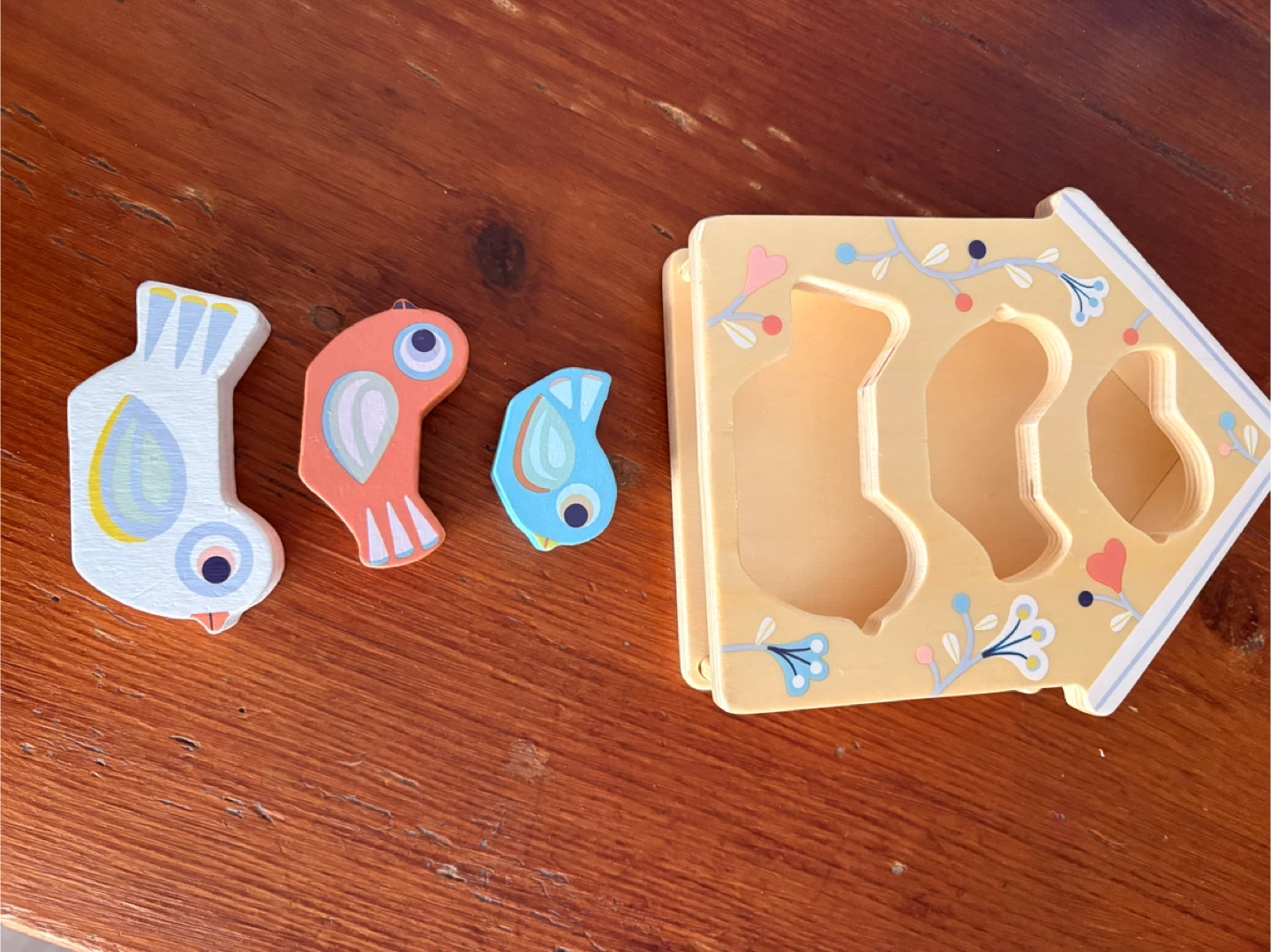 NWOT Djeco Baby Birdi Wooden Stacking Birds - photo 3