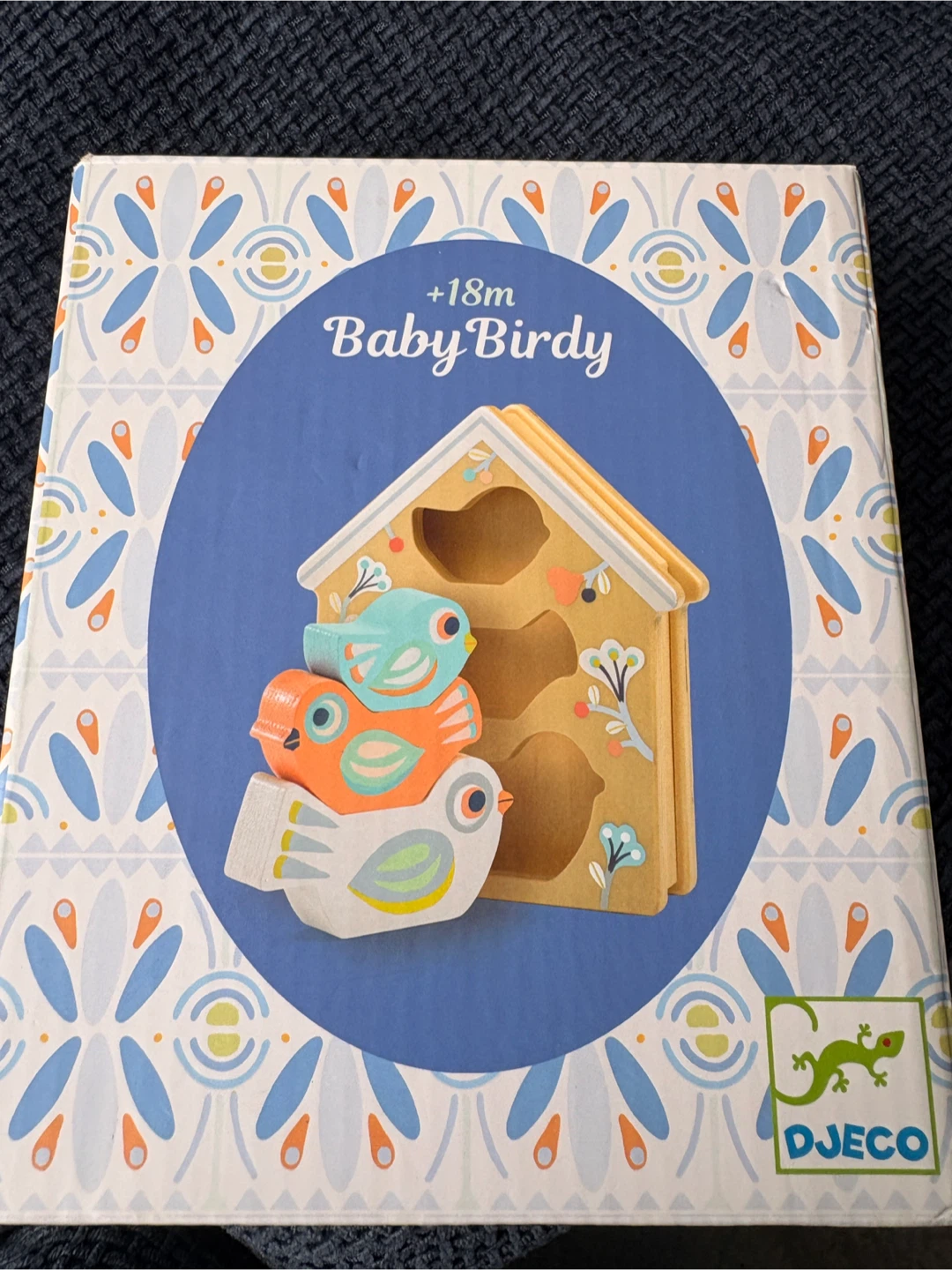 NWOT Djeco Baby Birdi Wooden Stacking Birds - photo 2