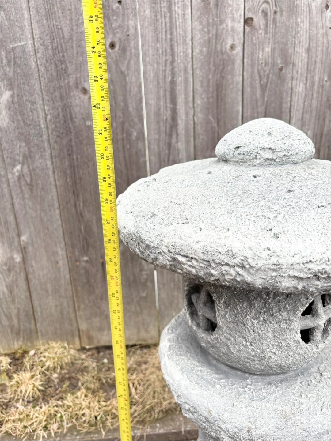 Heavy garden pagoda lantern statue - photo 4