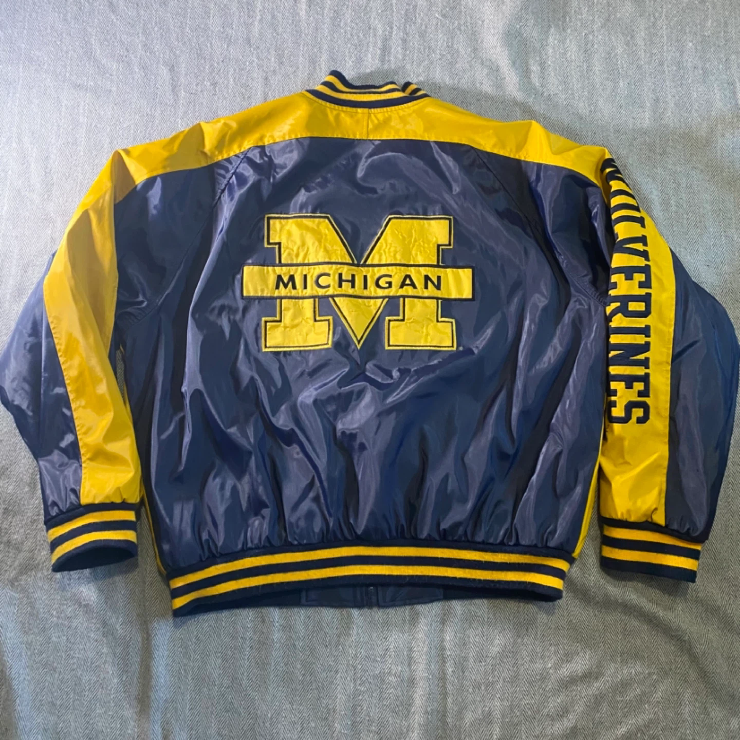 Steve & Barry's Michigan Wolverines Bomber Jacket - photo 5