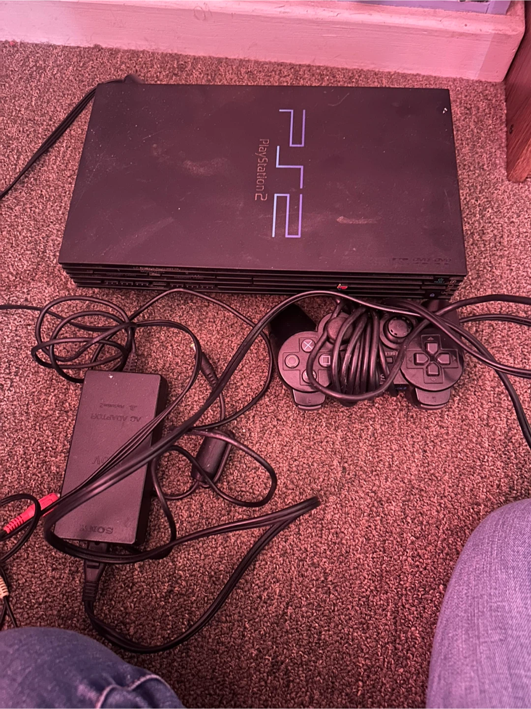 Sony PlayStation 2 PS2 Console with Controller and AC Adapter