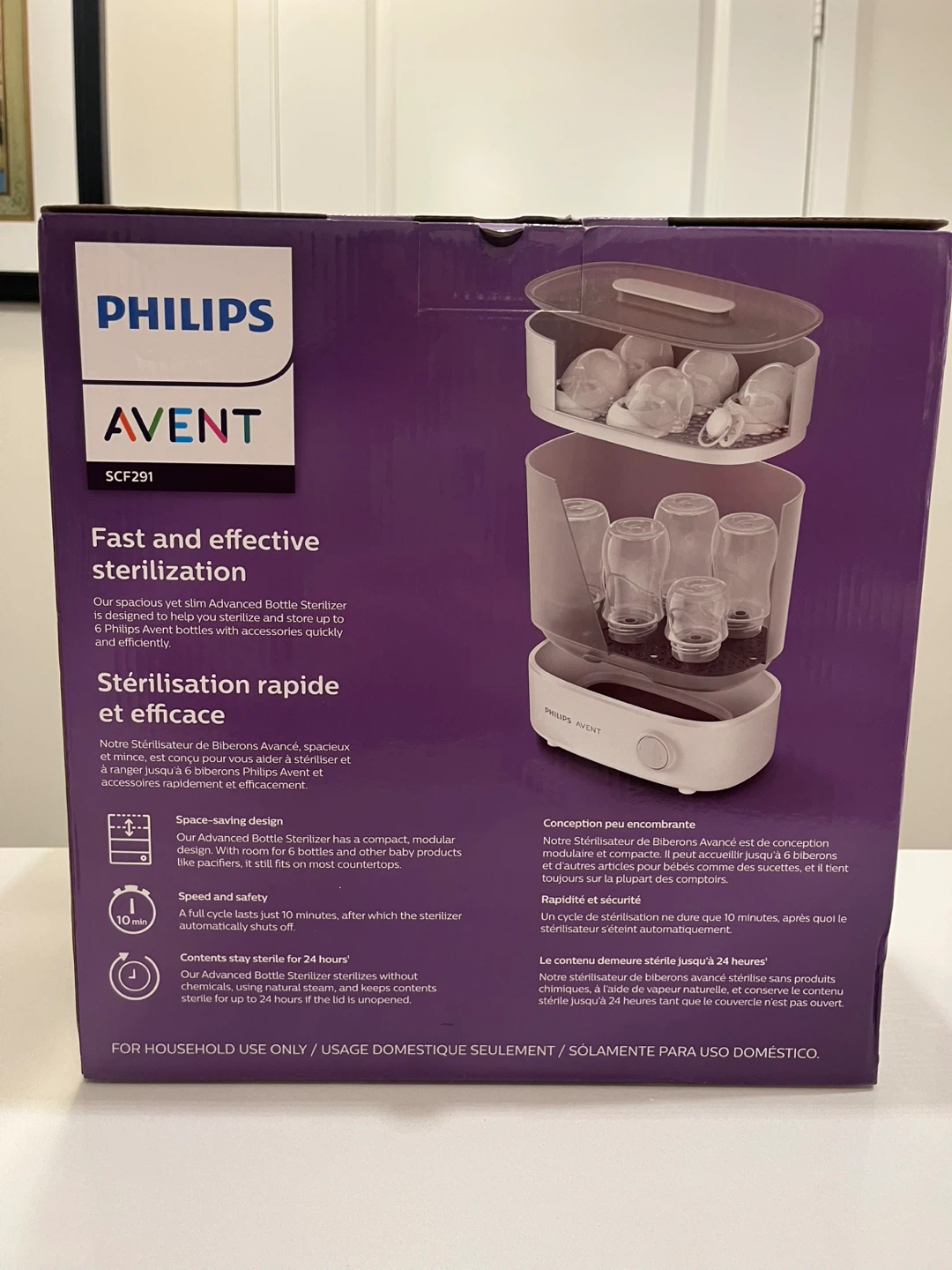Philips Avent Bottle Sterilizer SCF291 Advanced (NEW) - photo 2
