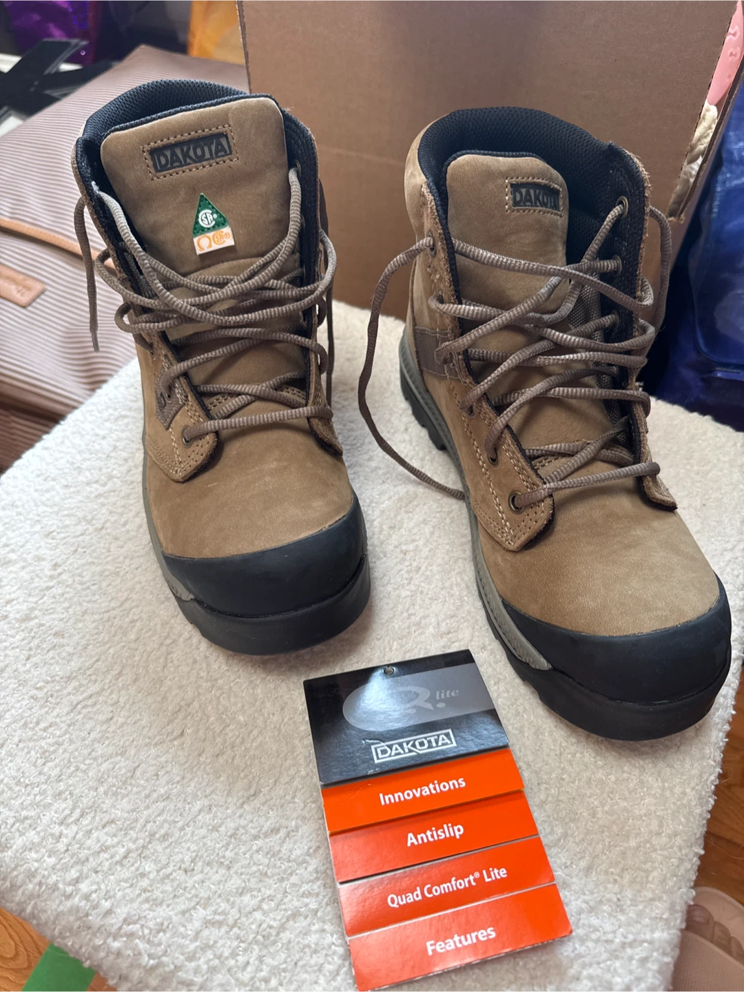 Dakota Women's 7.5 W Protective Work Boots