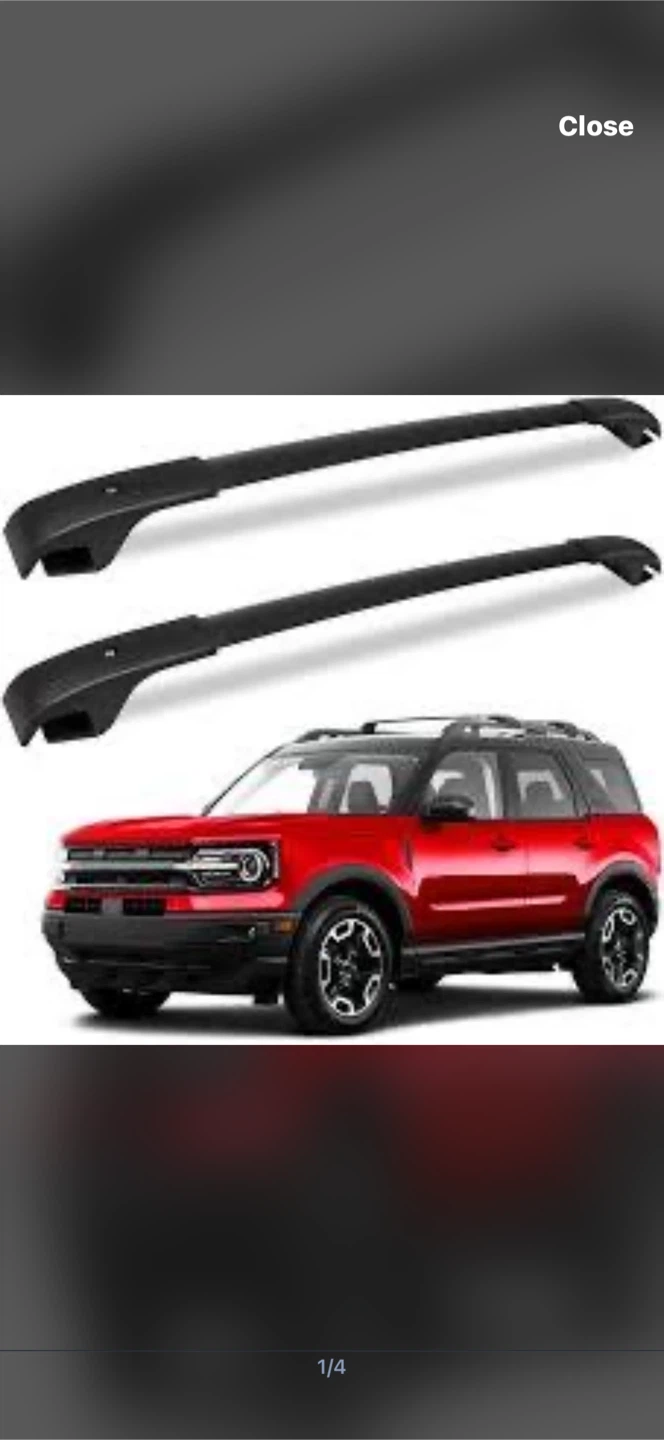 Roof Rack Cross Bars for Ford Bronco Sport