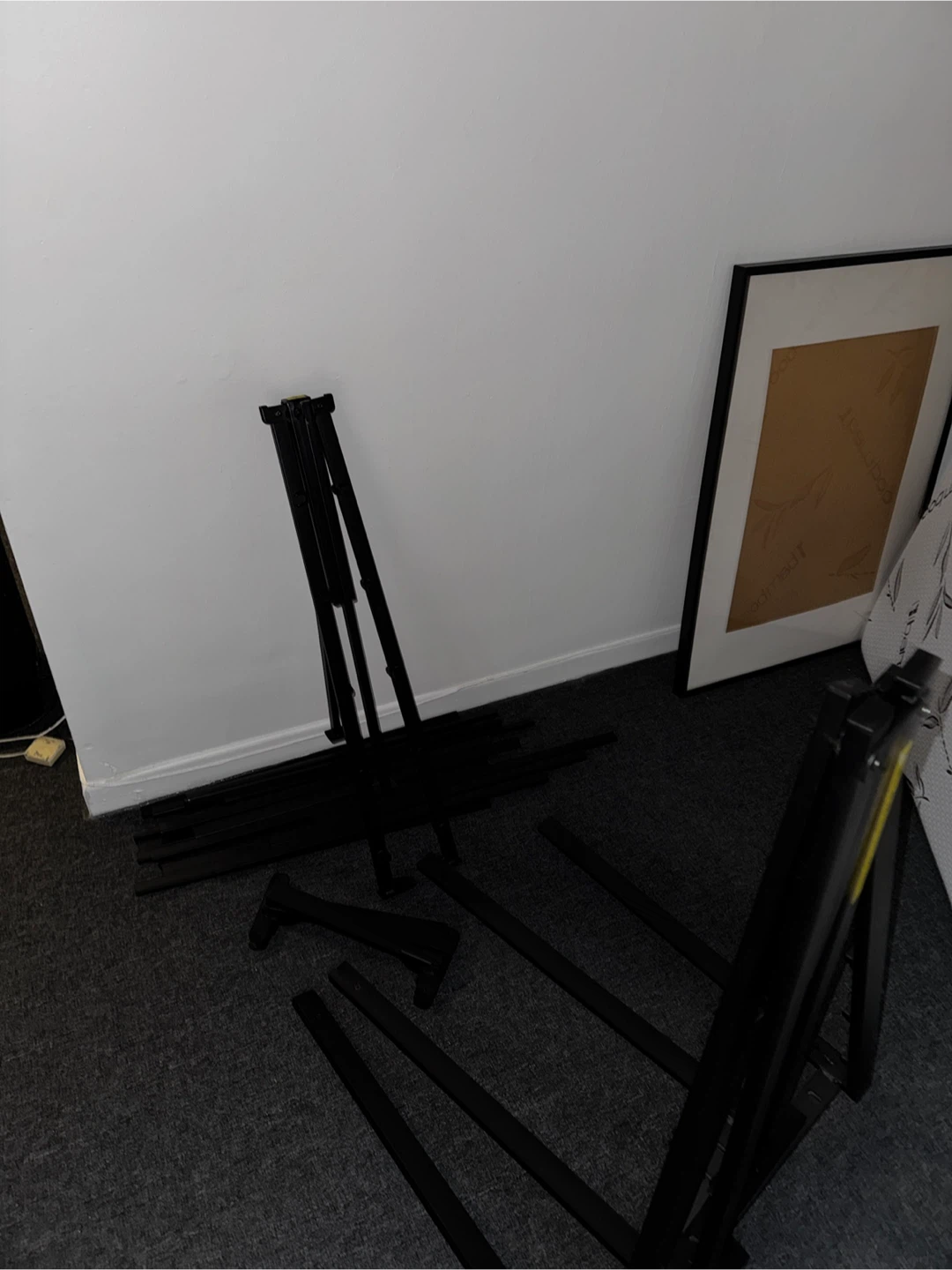 Black Metal Queen Bed Frame - photo 5