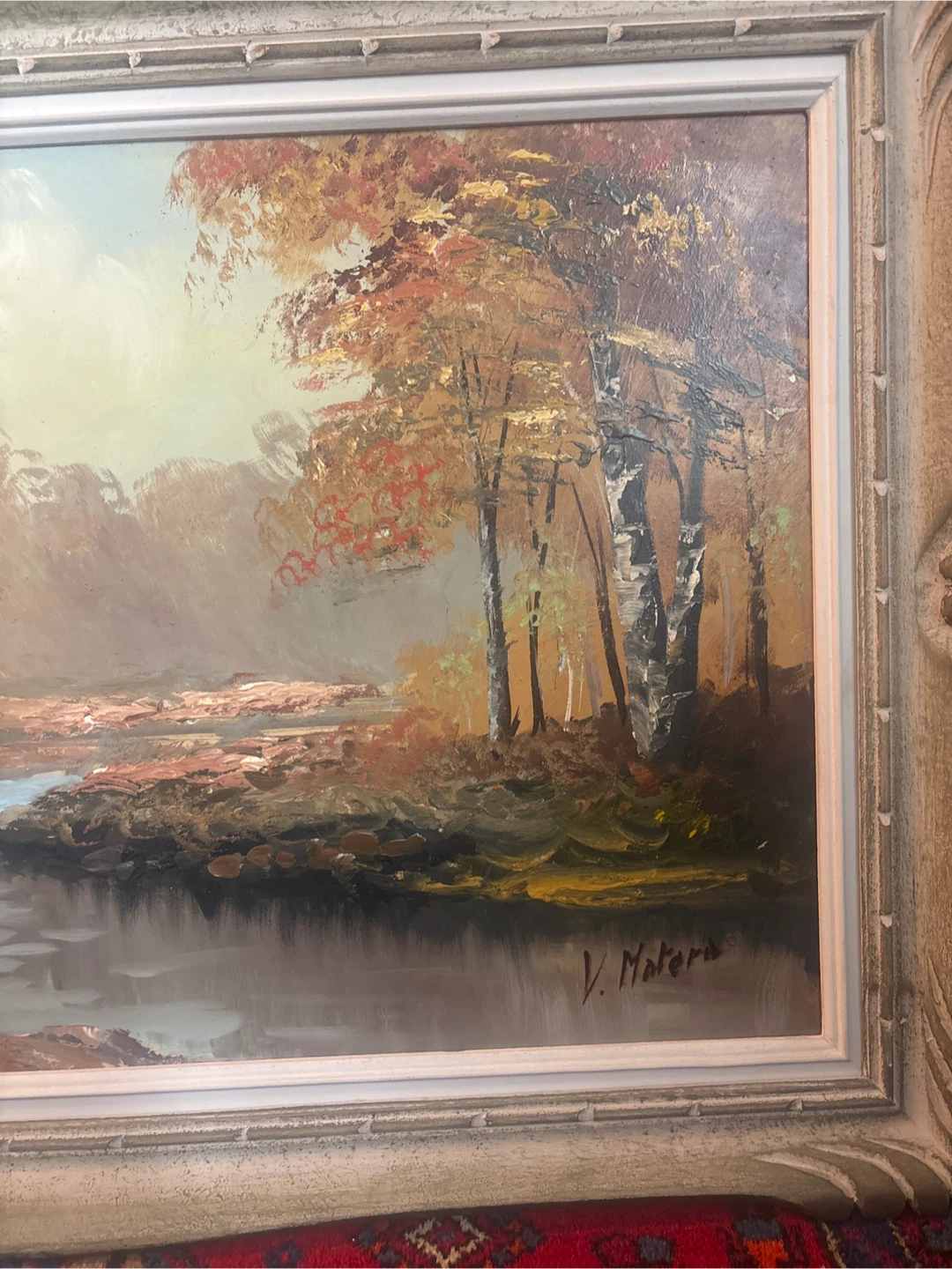 CV. Matera Autumn Landscape vintage Painting - photo 5