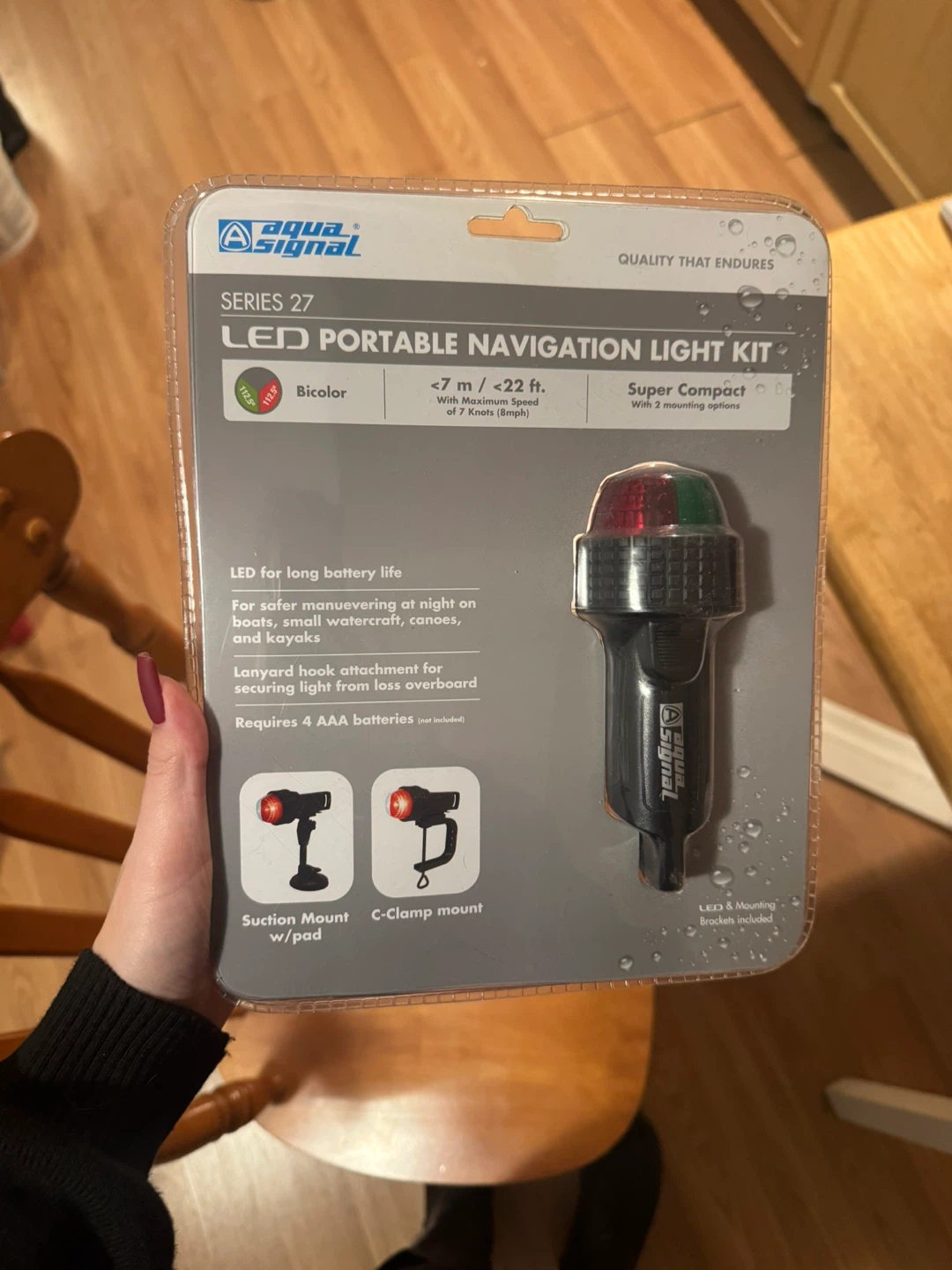 Aqua Signal Series 27 LED Portable Navigation Light Kit