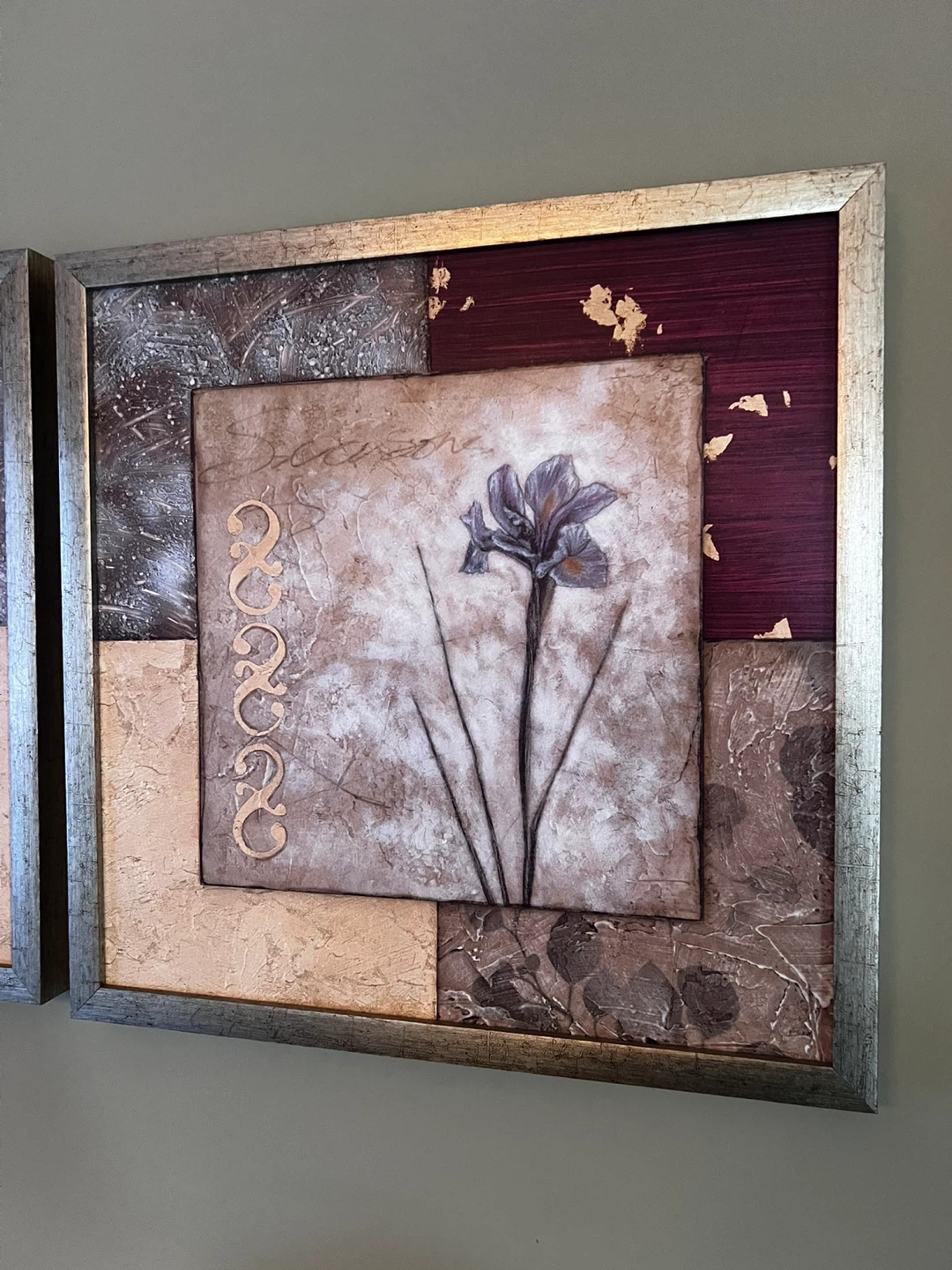 Set of 2 Framed Floral Wall Art - photo 2