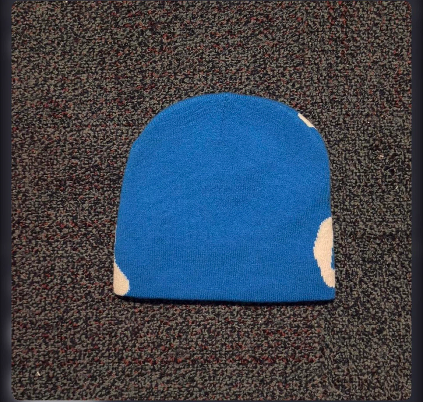 Mea Culpa blue and white beanie - photo 2