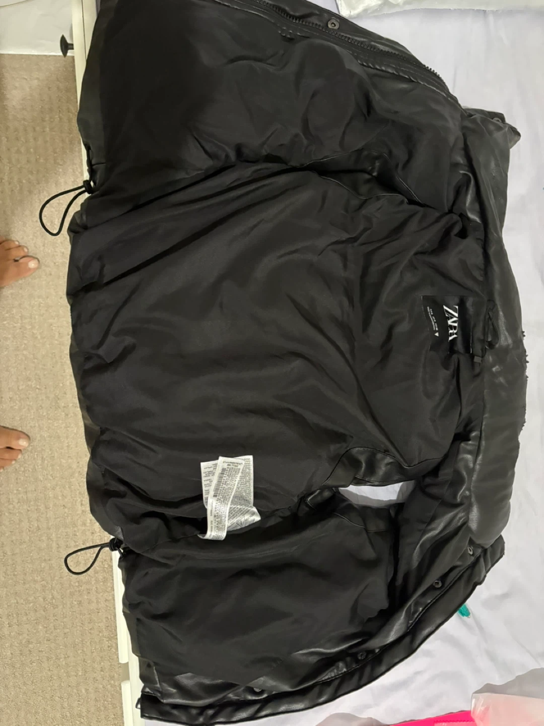 ZARA Black Puffer Vest - photo 3
