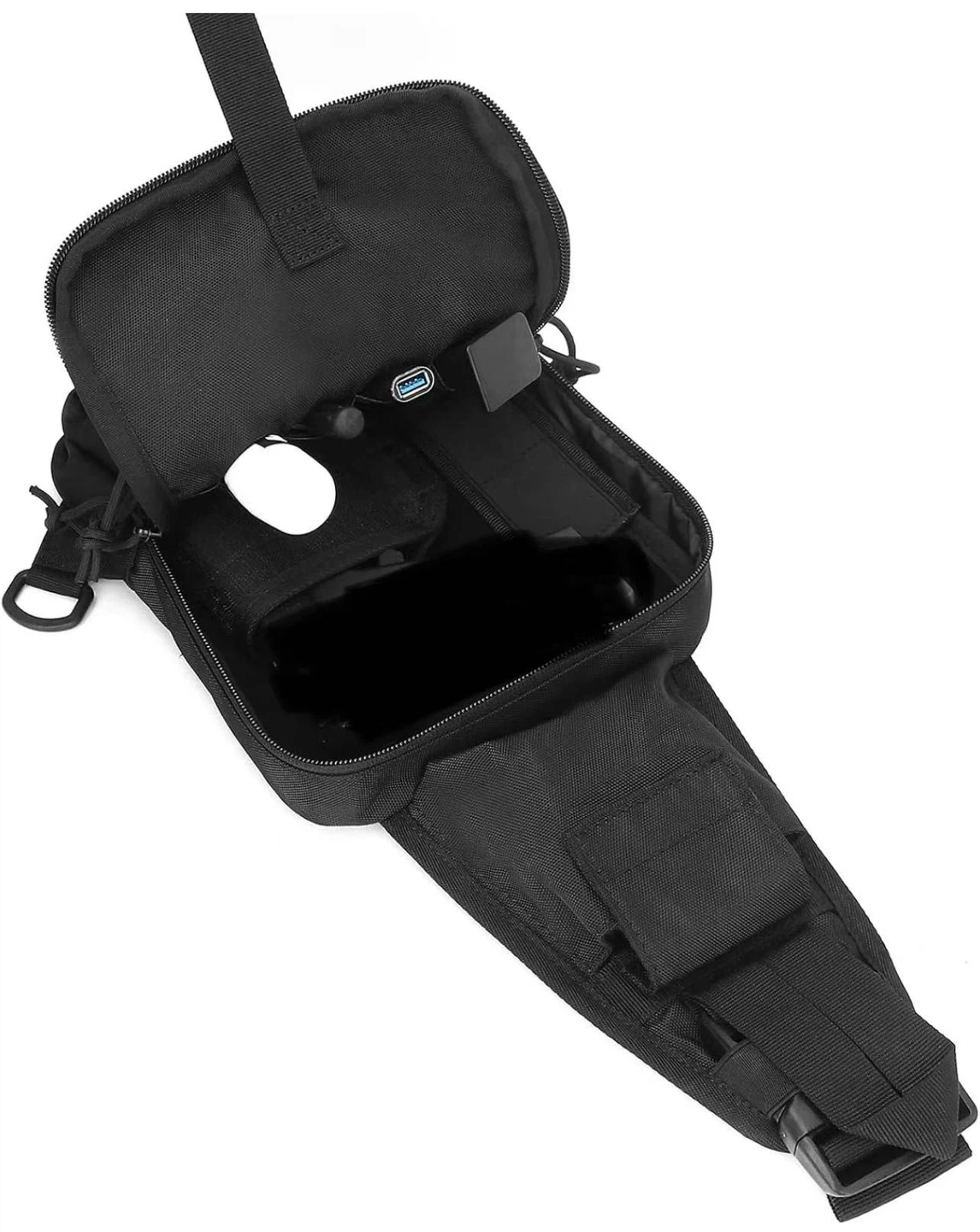 Black Tactical Sling Chest Bag - photo 3