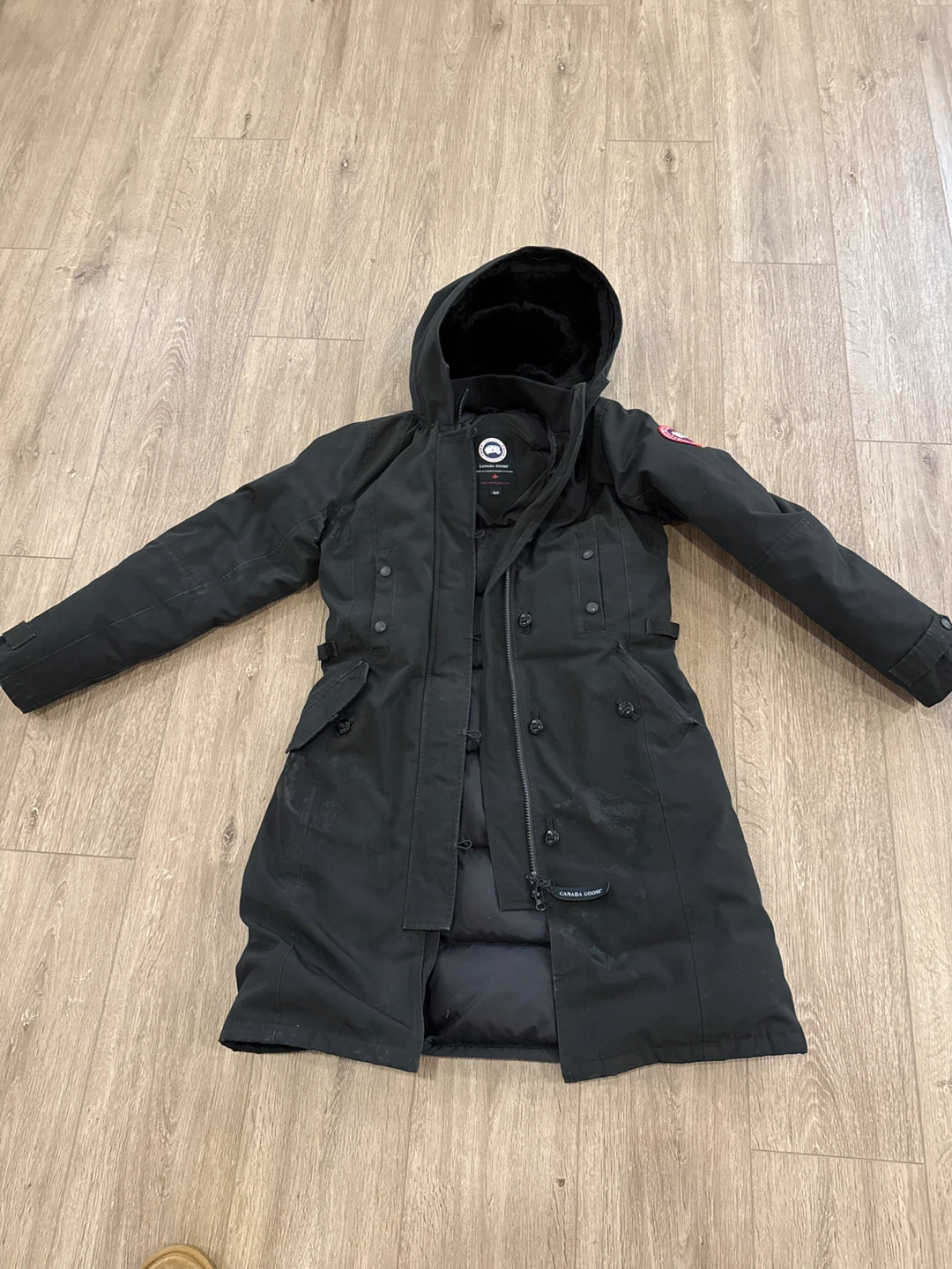 Canada Goose Black Parka XS