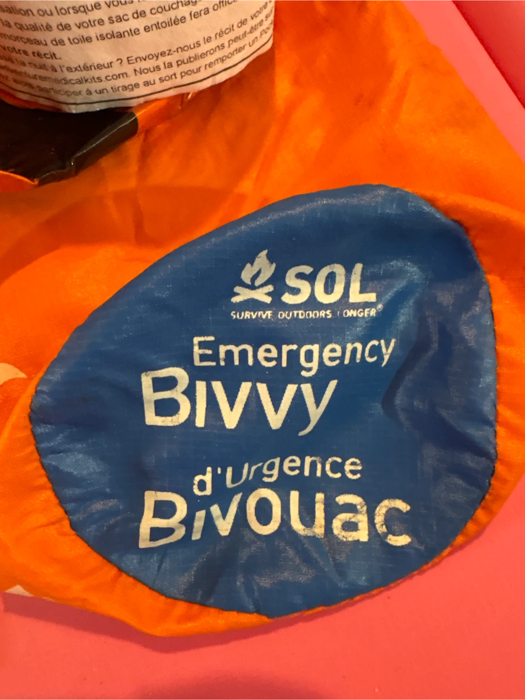 SOL Emergency Bivvy d'urgence Bivouac - photo 2