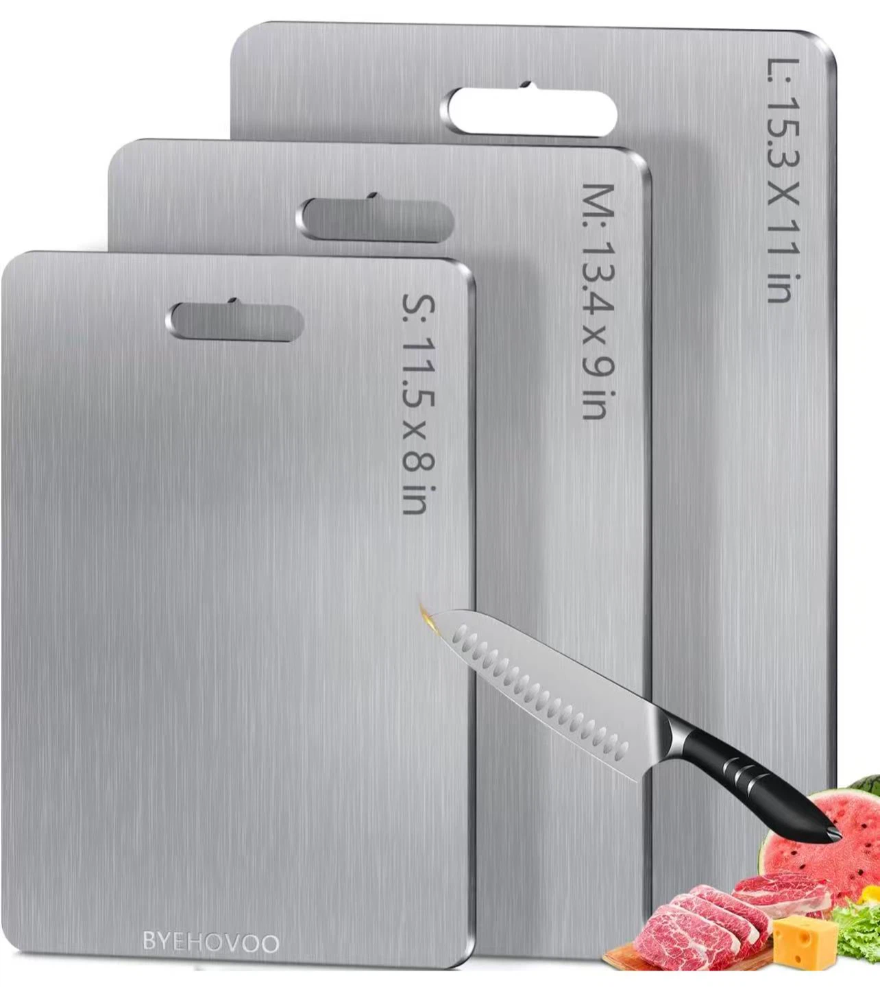 Titanium Cutting Board - 3 pack