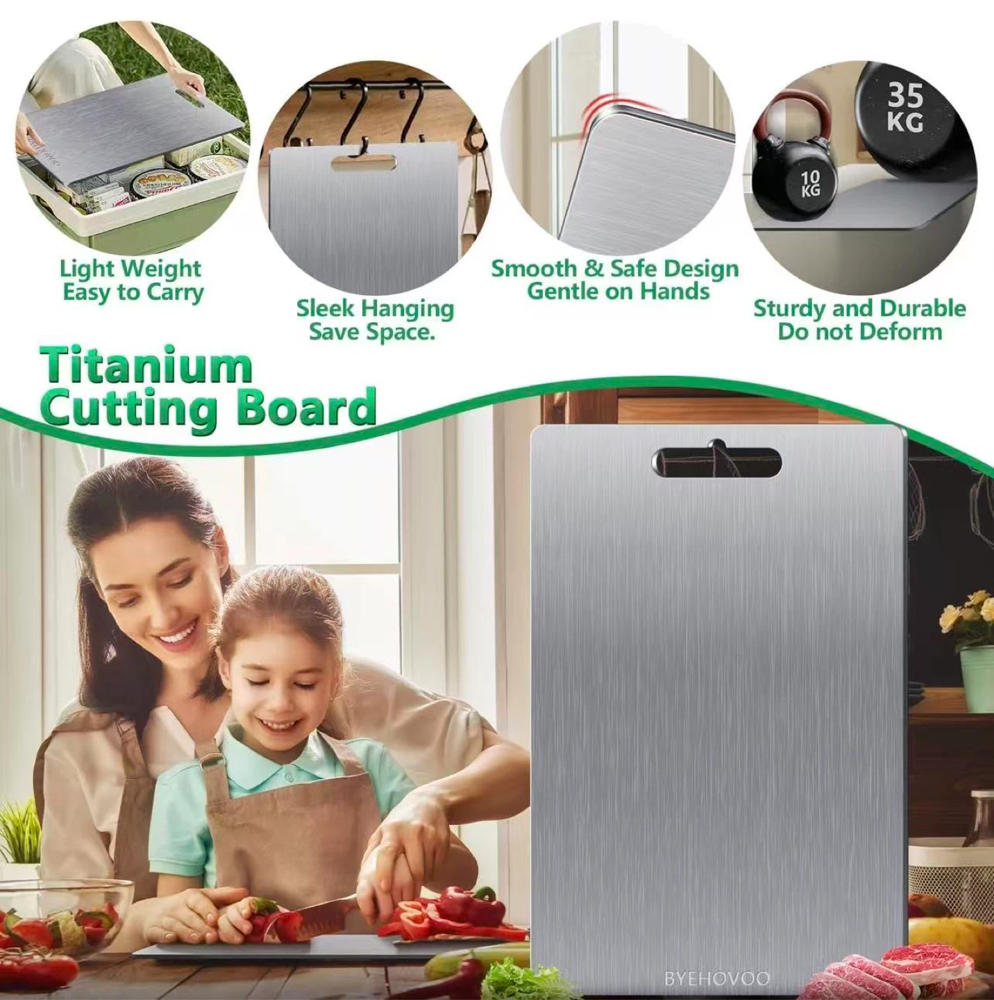 Titanium Cutting Board - 3 pack - photo 2