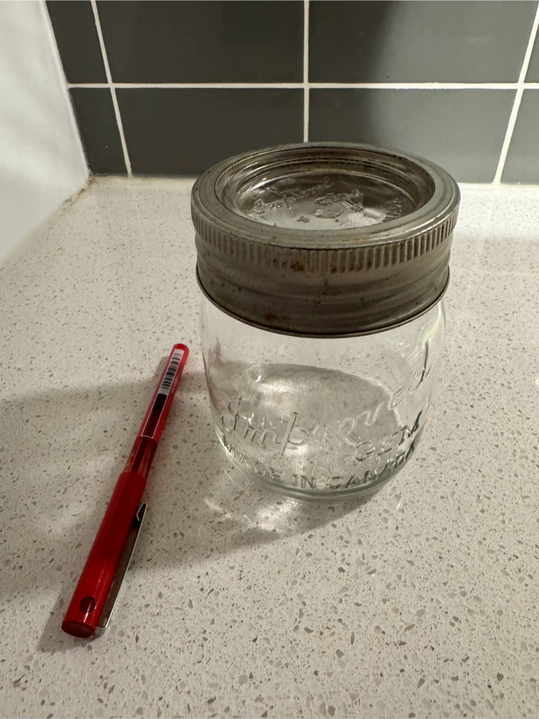 Improved gem mason jar vintage