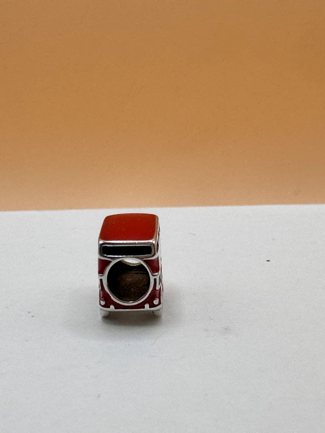 Red London Double Decker Bus Charm s925 - photo 5