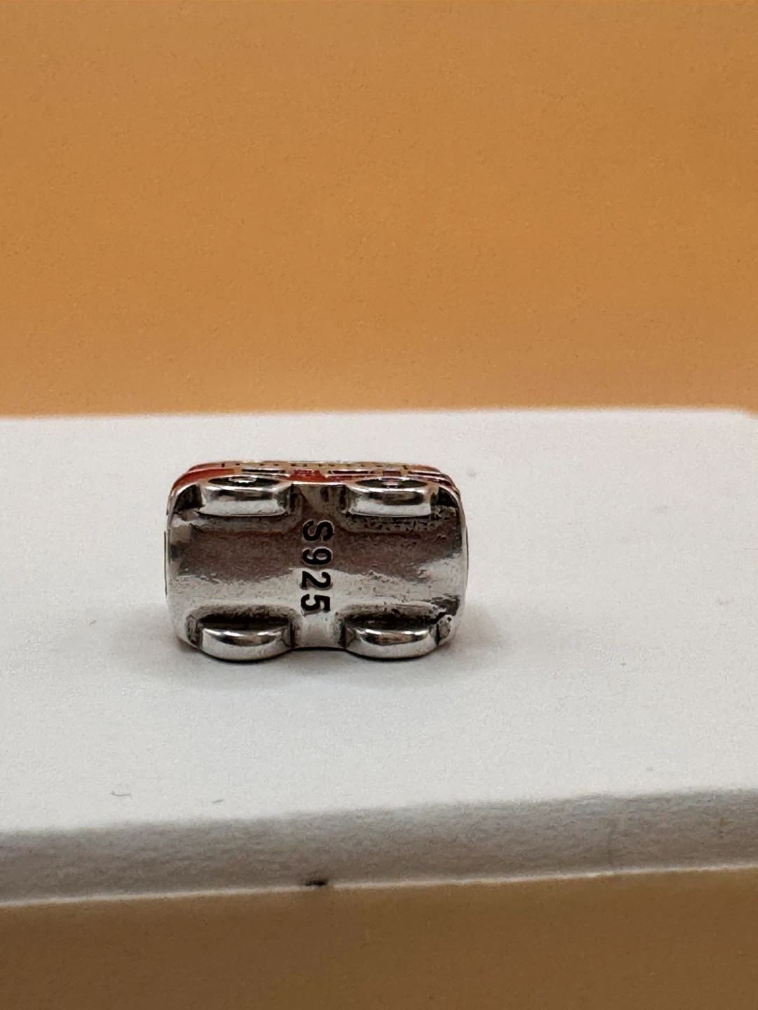 Red London Double Decker Bus Charm s925 - photo 3