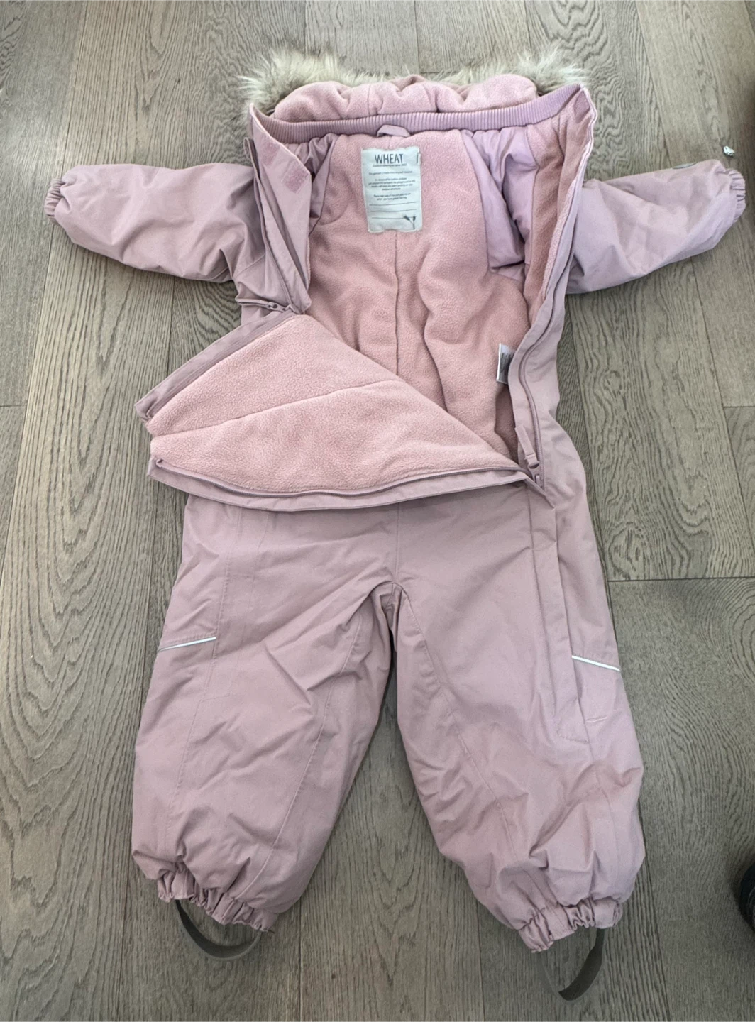Snowsuit Nickie Tech Wood Rose - wood rose / 18m - photo 3