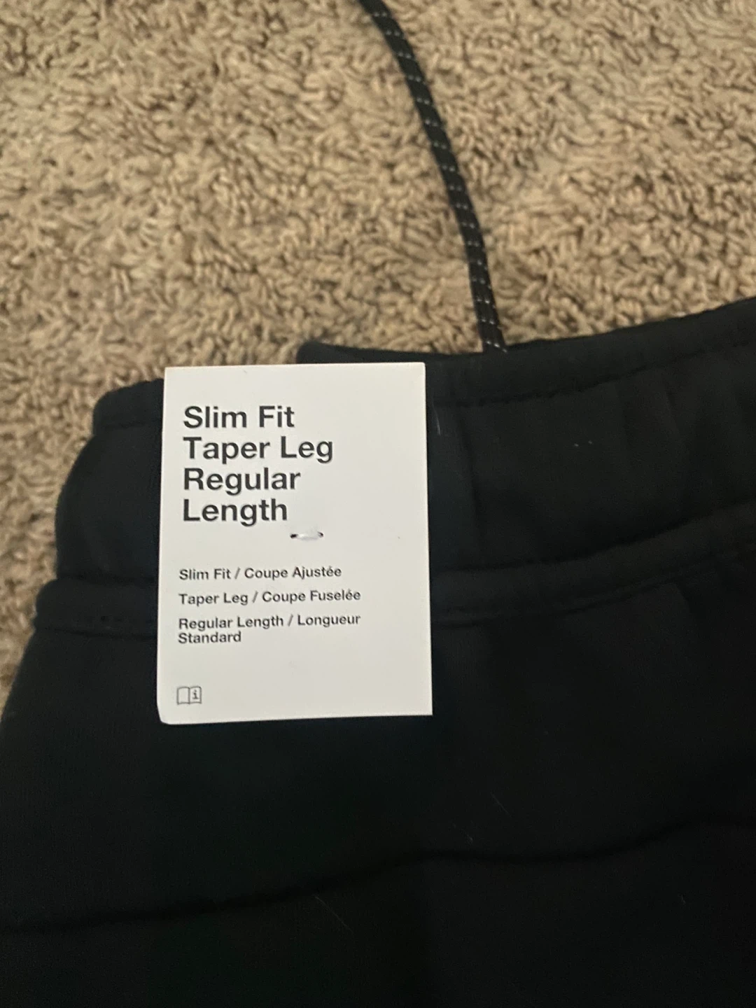 Nike Men's Slim Fit Tapered Leg Joggers Black - photo 2