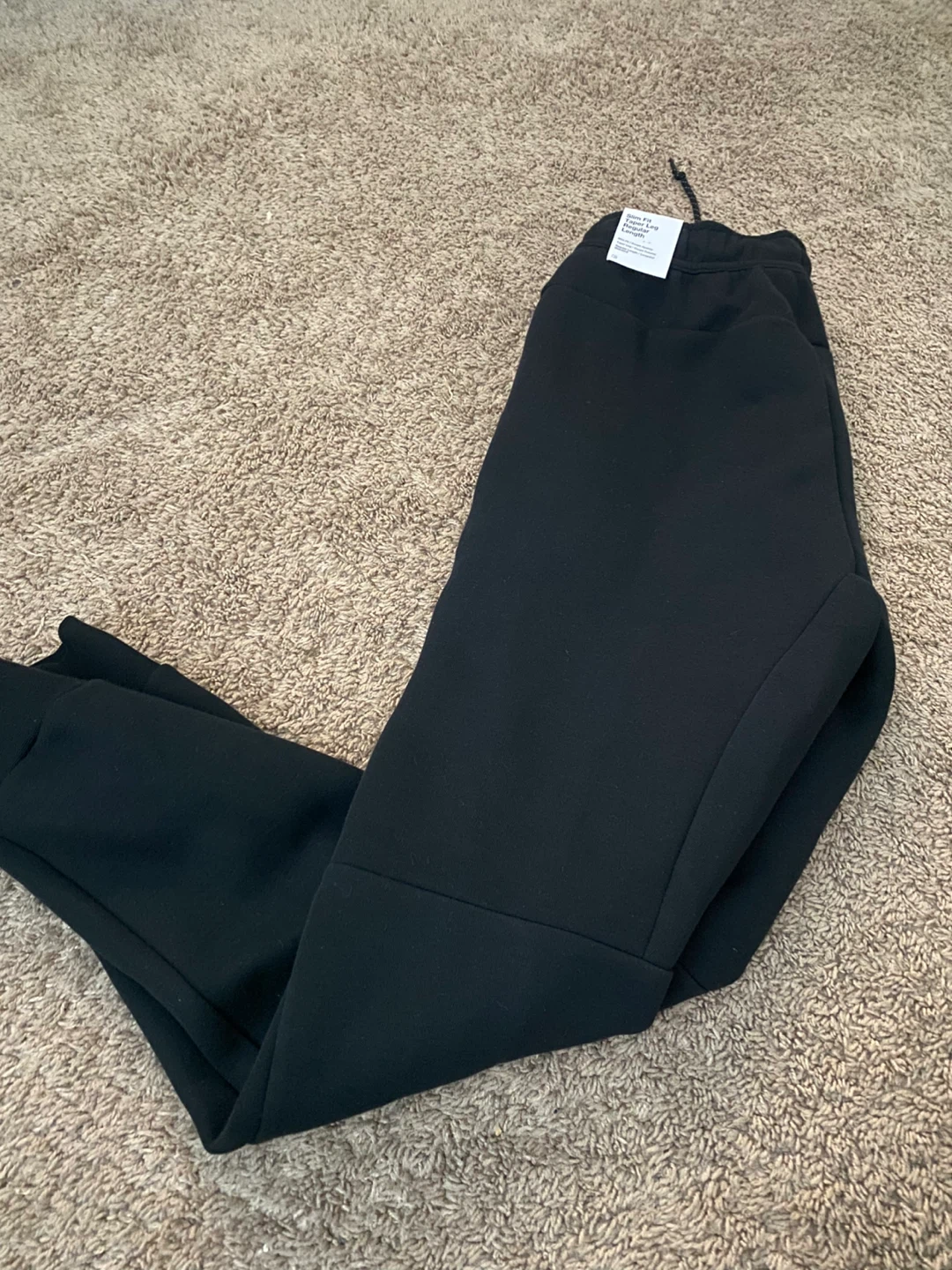 Nike Men's Slim Fit Tapered Leg Joggers Black