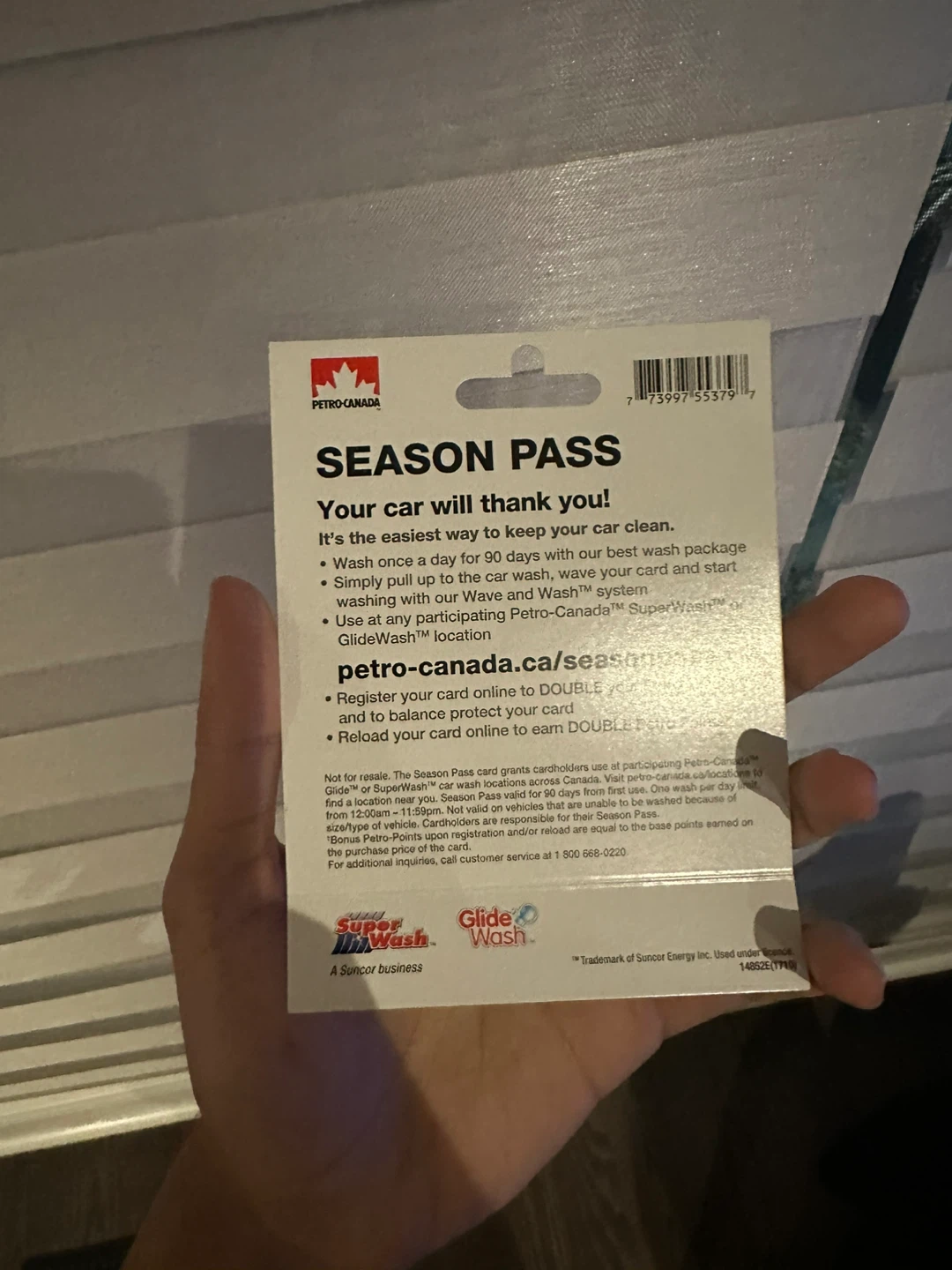 Petro-Canada Car Wash Season Pass - 90 Days - photo 2