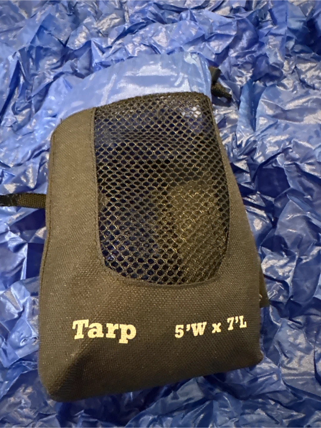 Blue Tarp 5'W x 7'L