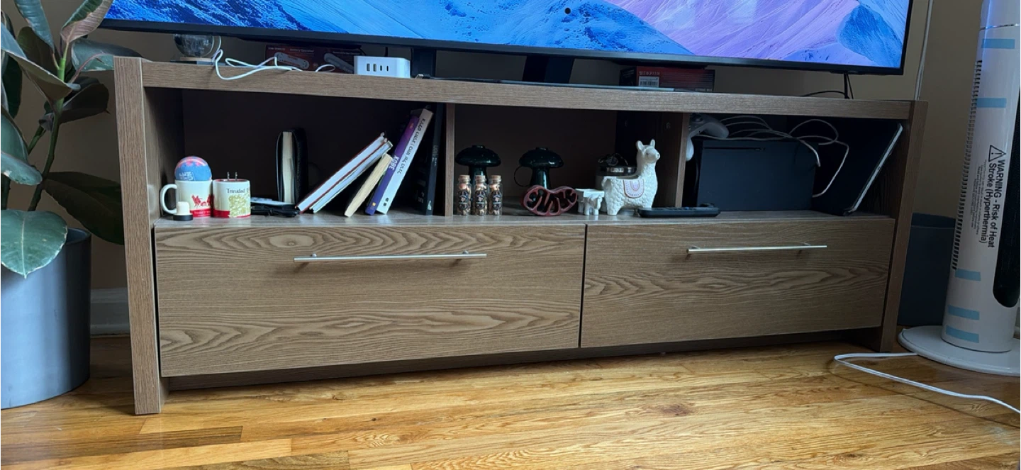 TV Stand with 2 Drawers - photo 3