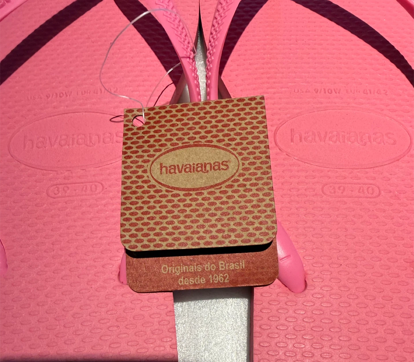 Havaianas Flip Flops Women's 🌸US Size 9/10 - 100% Authentic! 🆕 - photo 3