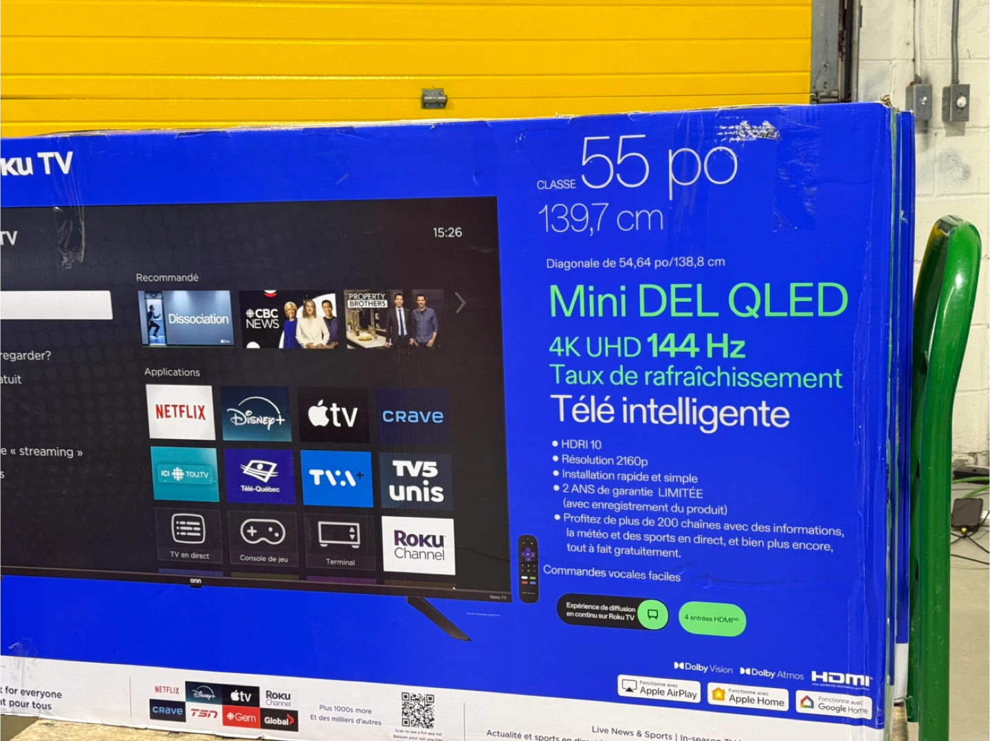 Roku TV 55" Mini-LED QLED 4K UHD Smart TV