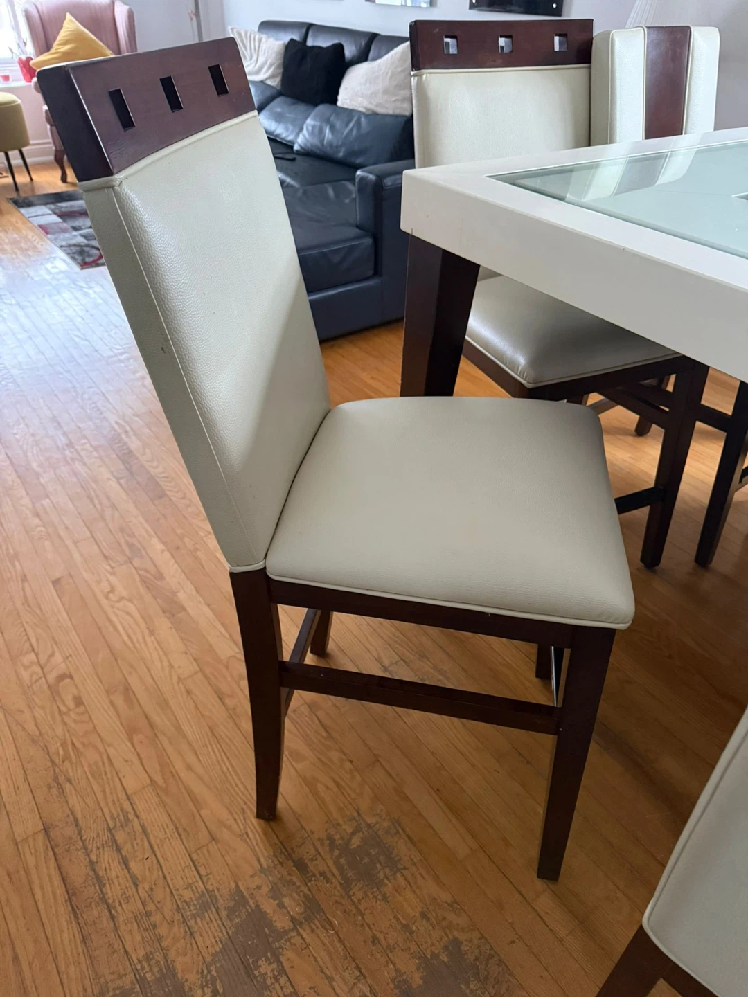 Dining Table Set with Chairs and Bench - photo 2