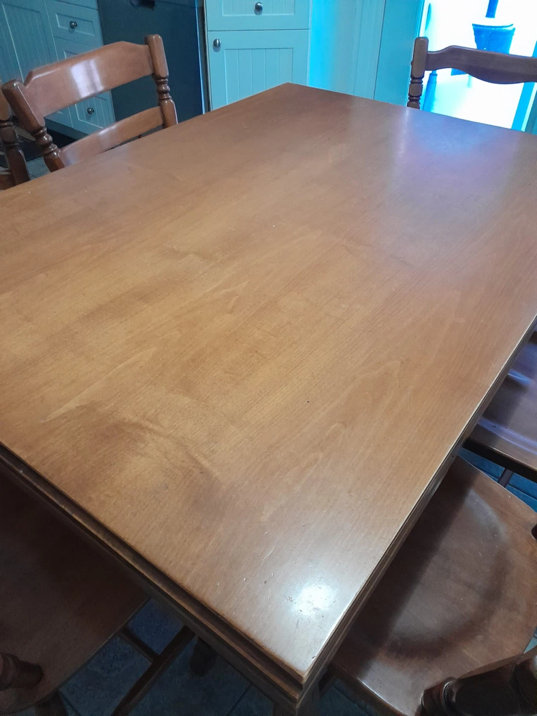Wooden Dining Table with 6 Chairs - photo 5