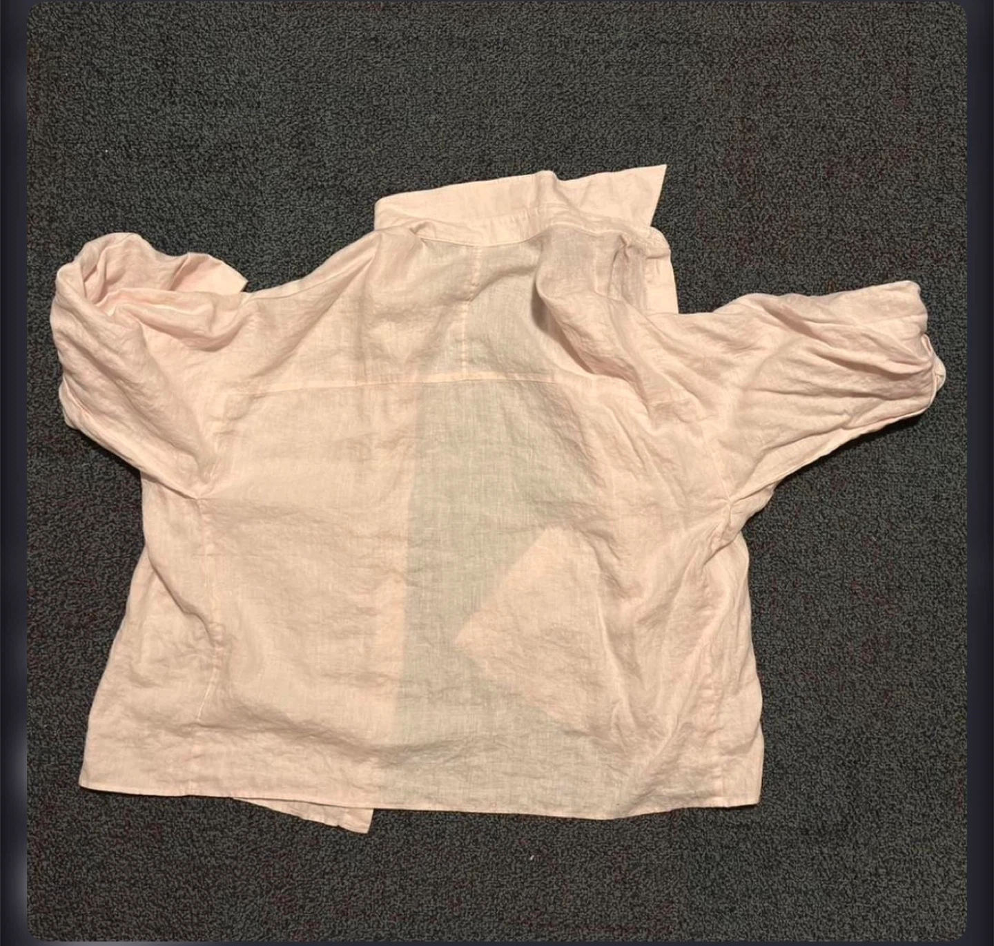 Light Pink COS Button-up shirt. Size L - photo 3