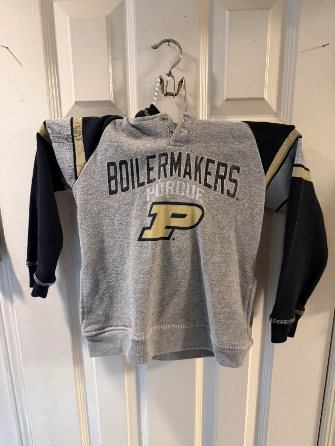 Purdue Boilermakers Grey Long Sleeve Hoodie - photo 4