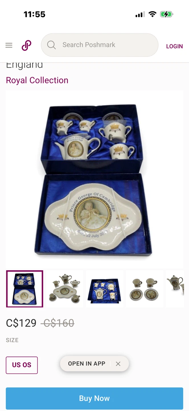 Royal Collection Prince George of Cambridge Tea Set