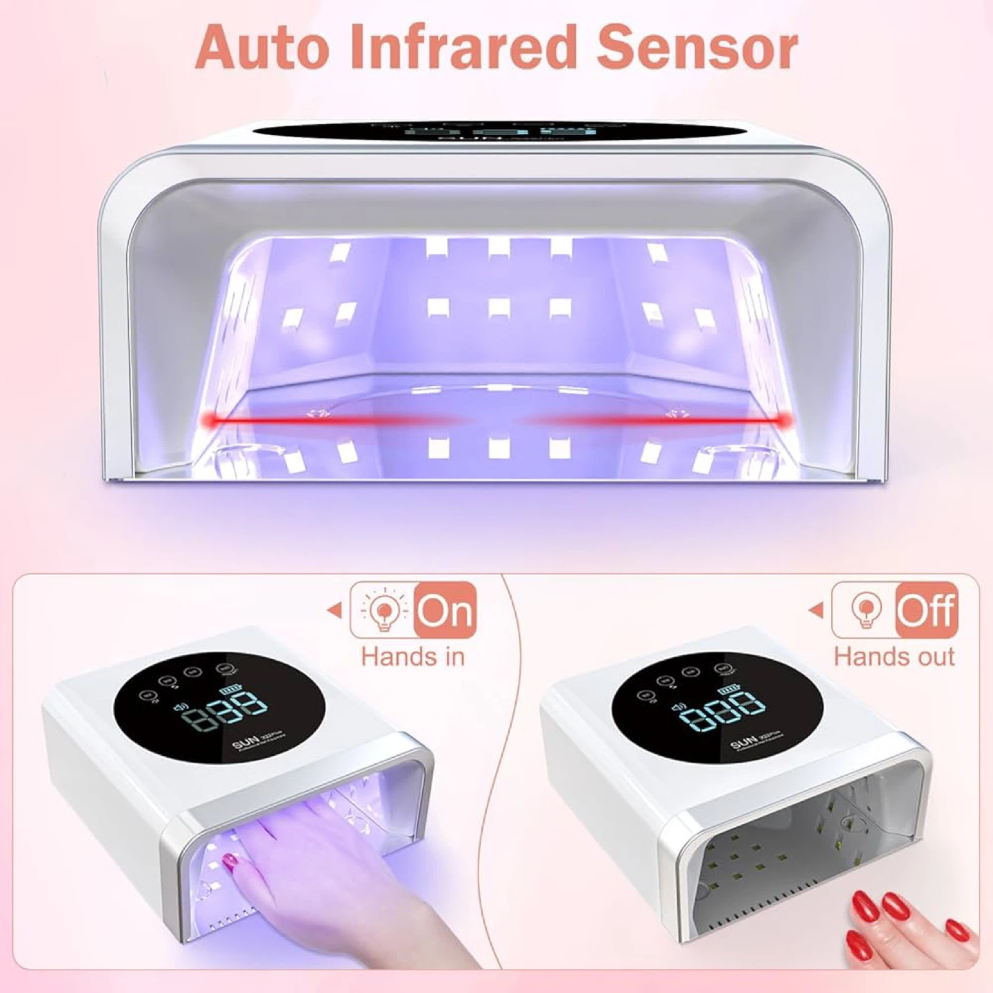 NAILGIRLS 150W UV/LED Nail Lamp - photo 5