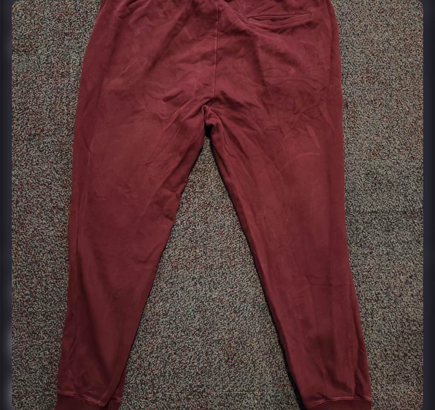 Burgundy American Eagle Sweatpants. Size L - photo 3