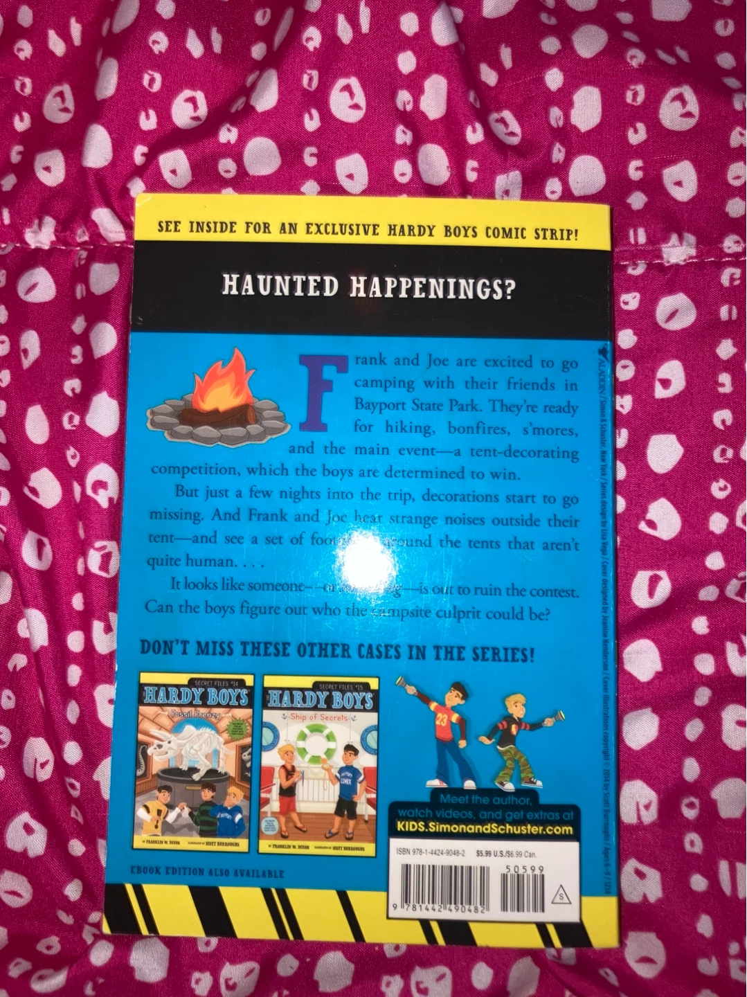 The Hardy Boys #16 Camping Chaos Book - photo 2