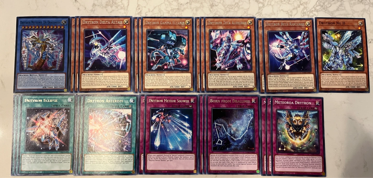 Yugioh - Ritual Mitsurugi, Drytron, Herald Cards - photo 2