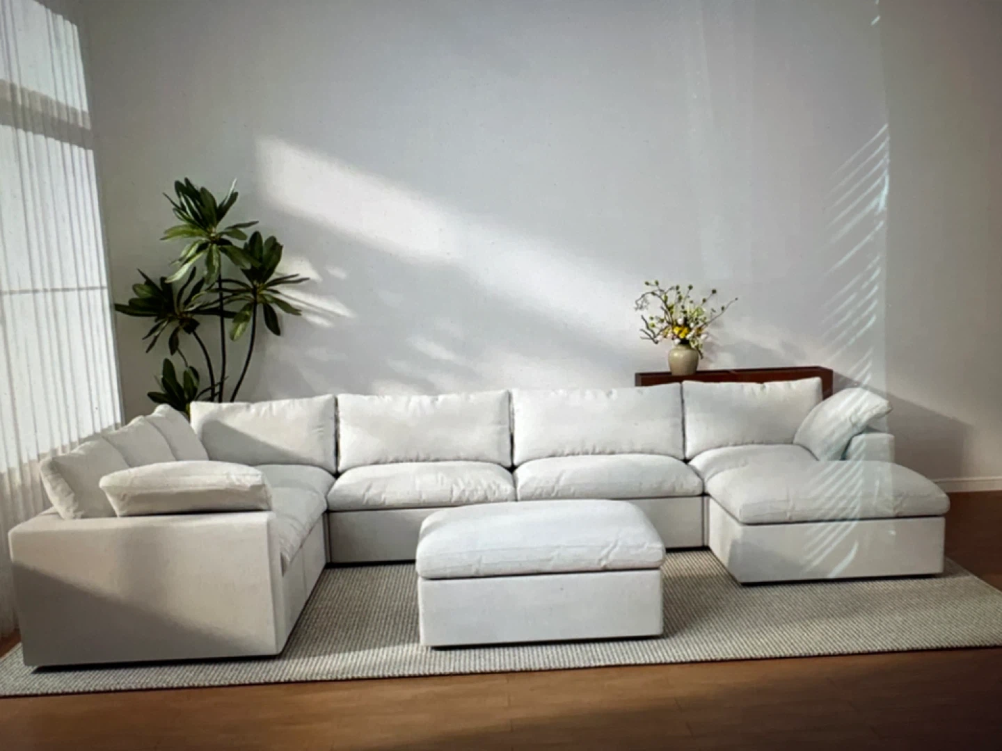 8 piece cloud sofa