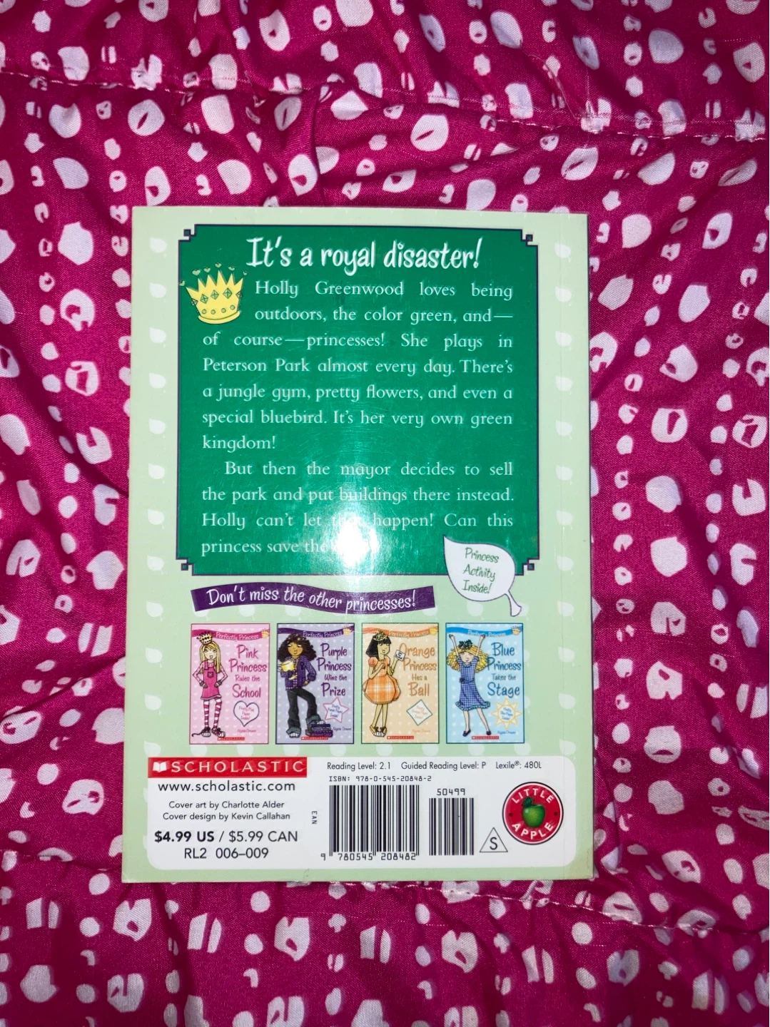 Perfectly Princess Green Princess Saves the Day Book - photo 2