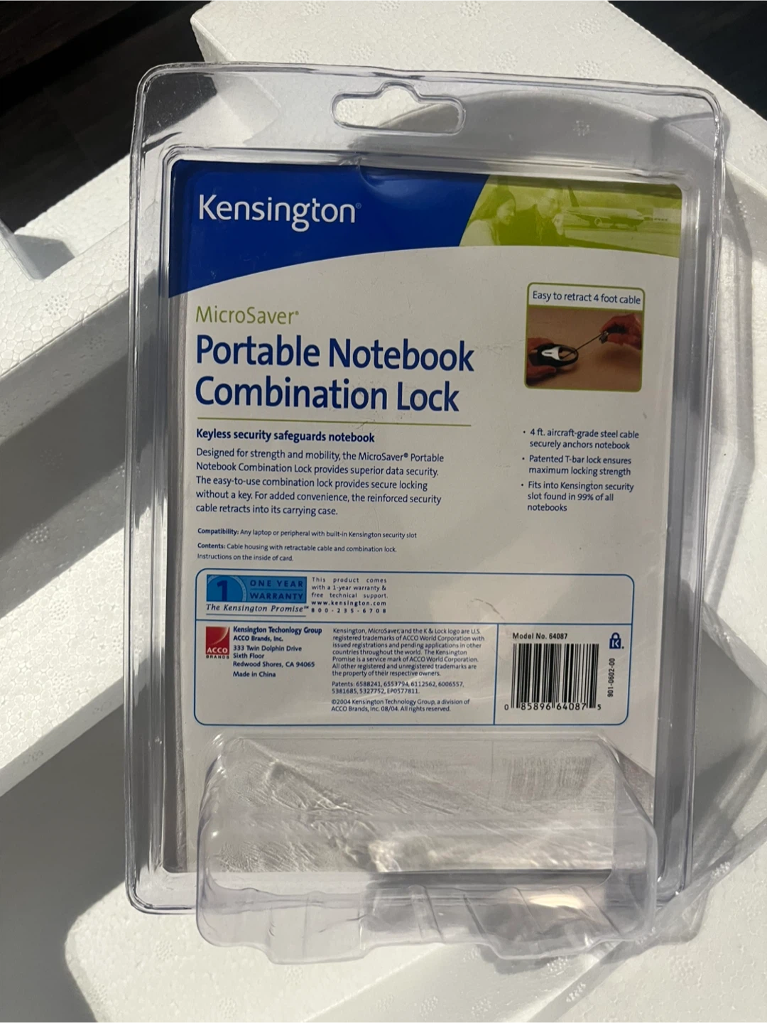 Kensington MicroSaver Portable Notebook Combination Lock - photo 2