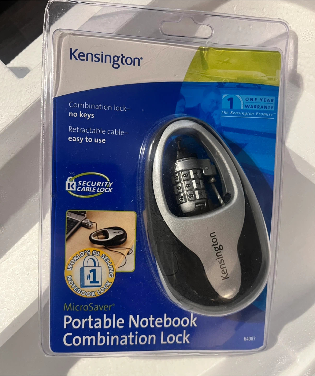 Kensington MicroSaver Portable Notebook Combination Lock