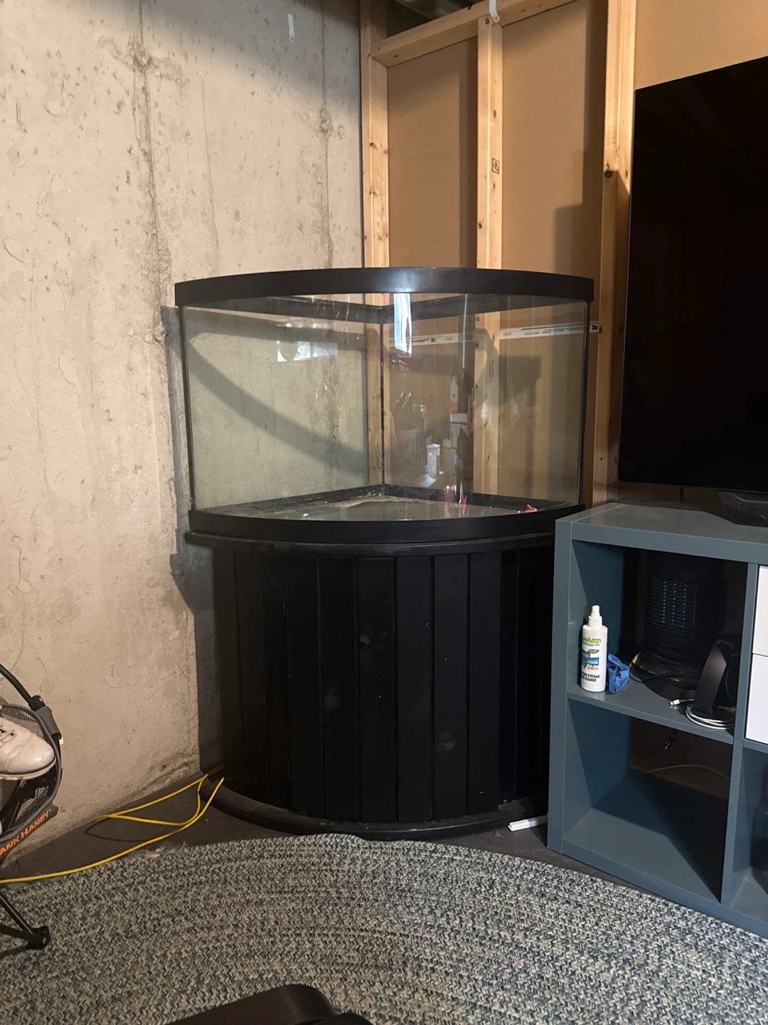 Curved Corner Aquarium Tank