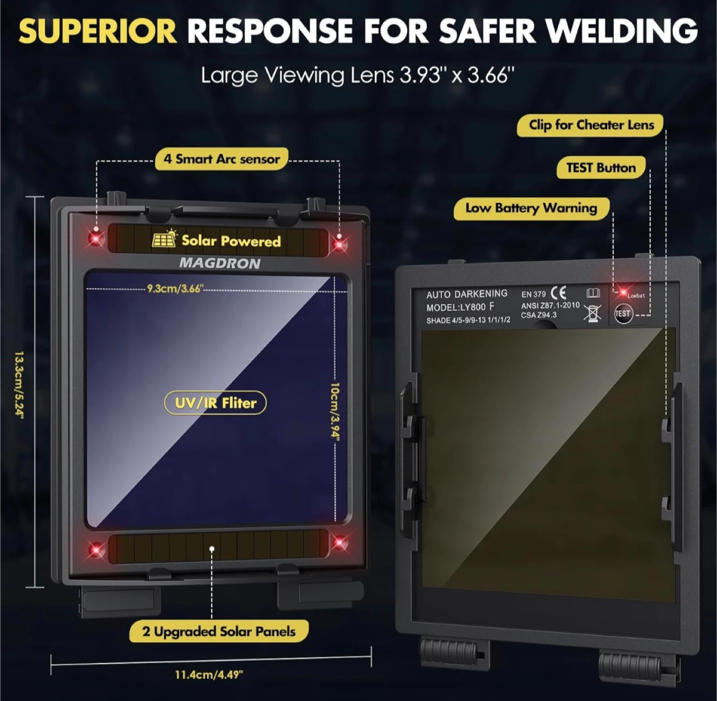 MAGDRON Auto Welding Helmet - photo 3