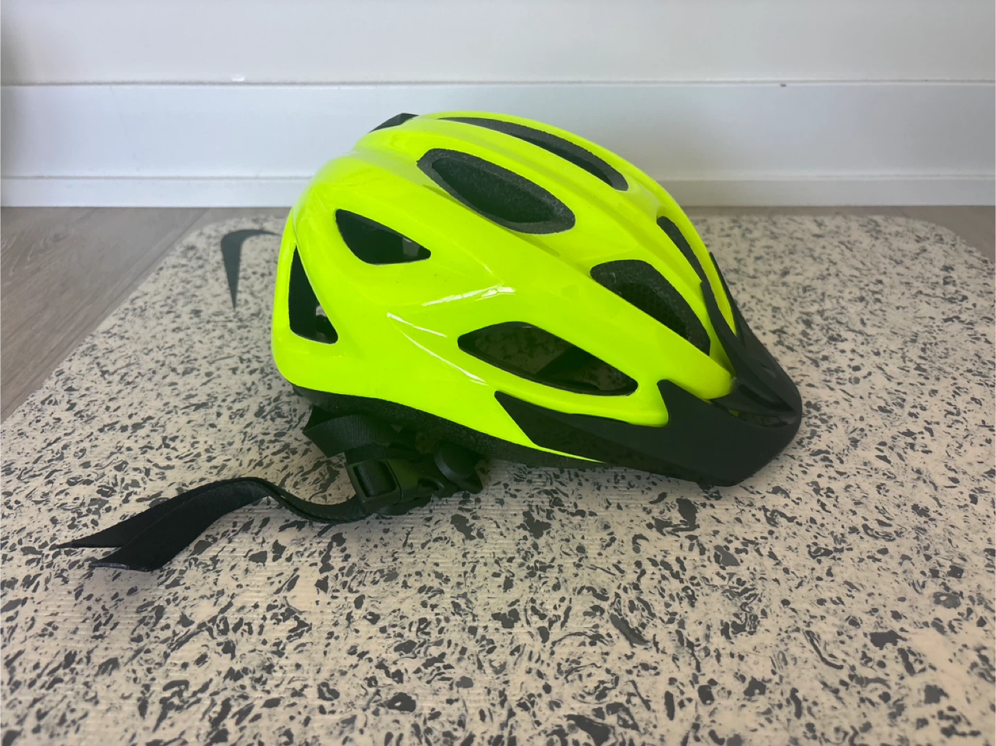Bright Yellow Cycling Helmet - Size S/M