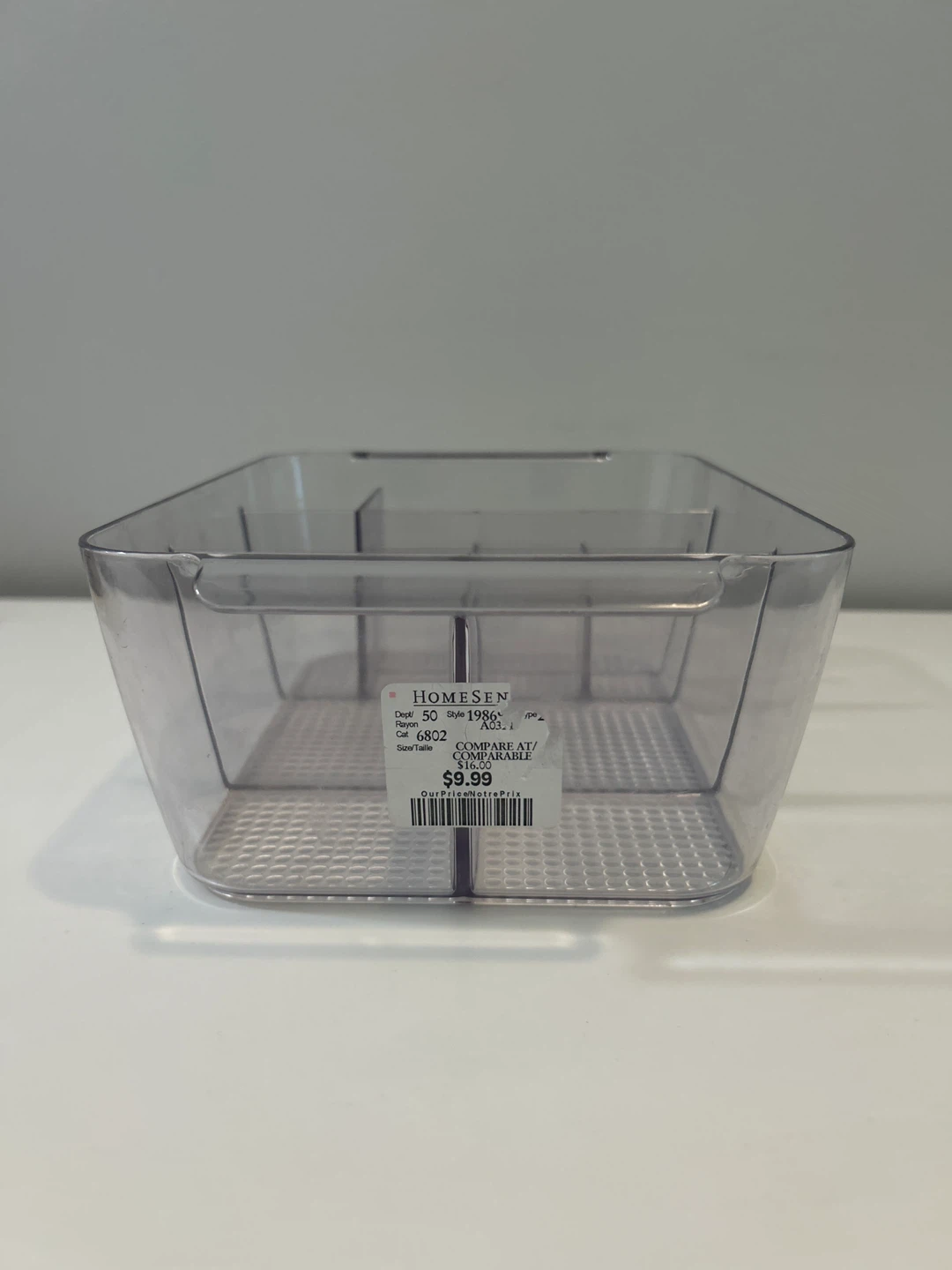 Clear Plastic Organizer Bin - photo 3