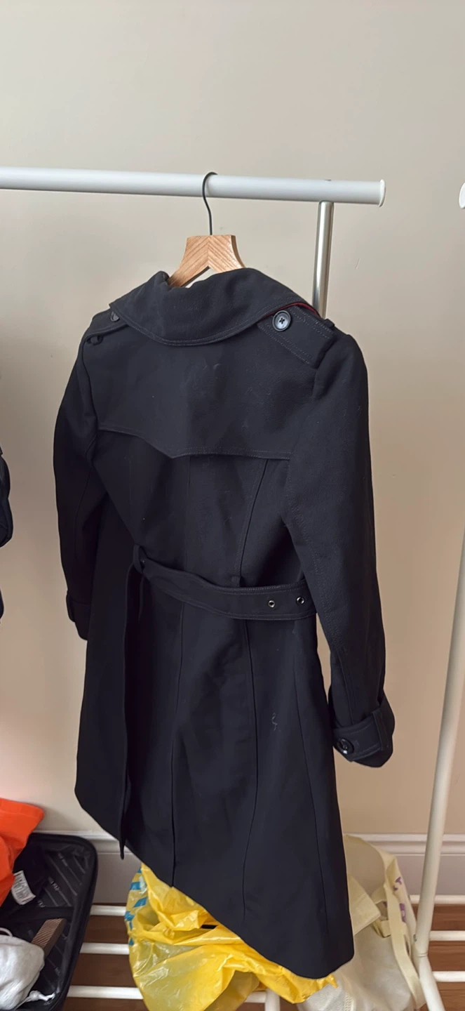 Black Trench Coat XS - photo 2