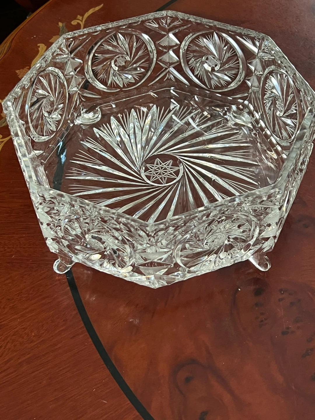 Crystal Footed Bowl